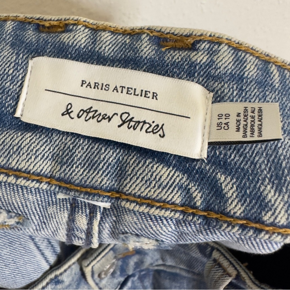 & other stories wide cropped denim jeans - Picture 6 of 7